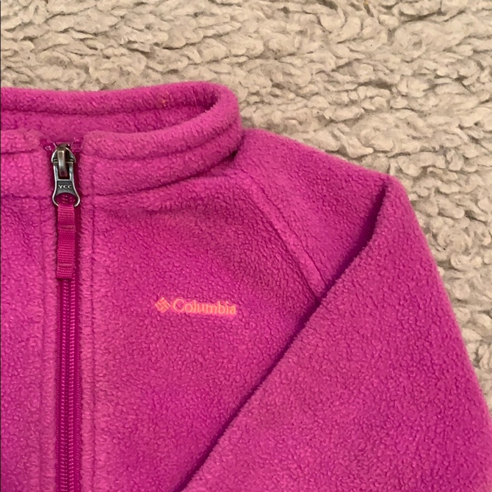 Columbia - Pink Fleece Zip-Up 💕 - Picture 2 of 6